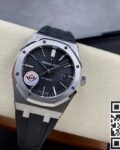 APS Factory Replica Audemars Piguet Royal Oak 15400 Black Dial Rubber Strap