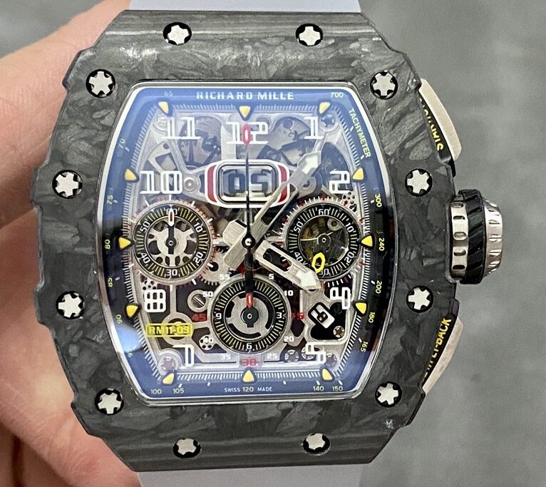 KV Factory Replica Richard Mille RM011-03 Carbon Fiber Case Watch