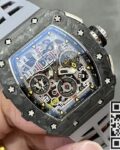 KV Factory Replica Richard Mille RM011-03 Carbon Fiber Case Watch