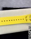 KV Factory Replica Richard Mille RM011-03 Titanium Shell Yellow Rubber Strap