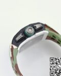 KV Factory Fake Richard Mille RM11 White Ceramic Camouflage Rubber Strap