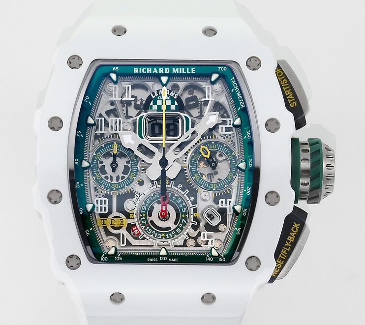 KV Factory Replica Richard Mille RM11 White Ceramic Watches