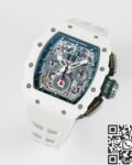 KV Factory Replica Richard Mille RM11 White Ceramic Watches