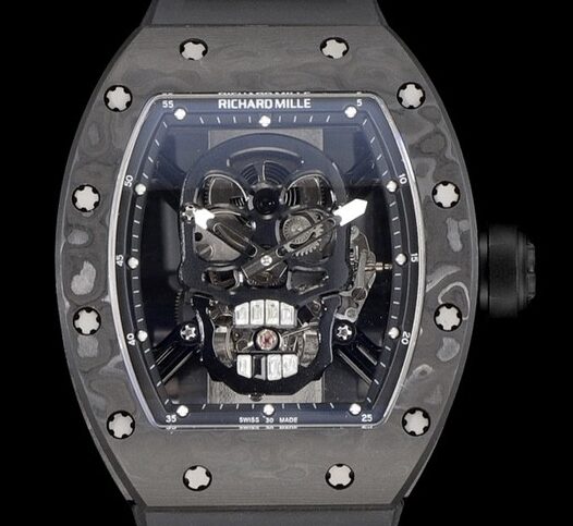 YS Factory Replica Richard Mille RM052 Black Carbon Fiber Case Watch