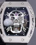 JB Factory Fake Richard Mille RM052 White Carbon Fiber Case