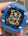 YS Factory Fake Richard Mille RM052 Blue Carbon Fiber Case