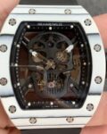 YS Factory Fake Richard Mille RM052 White Carbon Fiber Case