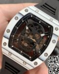 YS Factory Fake Richard Mille RM052 White Carbon Fiber Case