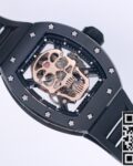 JB Factory Replica Richard Mille RM052 Rose Gold Skull Watch