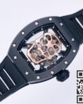 JB Factory Replica Richard Mille RM052 Rose Gold Skull Watch