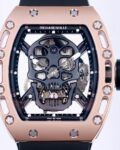 JB Factory Fake Richard Mille RM052 Rose Gold Case Watches