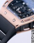 JB Factory Fake Richard Mille RM052 Rose Gold Case Watches