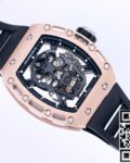 JB Factory Fake Richard Mille RM052 Rose Gold Case Watches