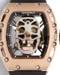 EUR Factory Fake Richard Mille RM052 Rose Gold Case With Diamond Dial Watches