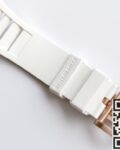 EUR Factory Replica Richard Mille RM052 Rose Gold Case White Rubber Strap