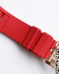 EUR Factory Replica Richard Mille RM052 Rose Gold Case Red Rubber Strap