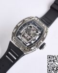 CH Fake Richard Mille RM52 Black Diamond Case Watches