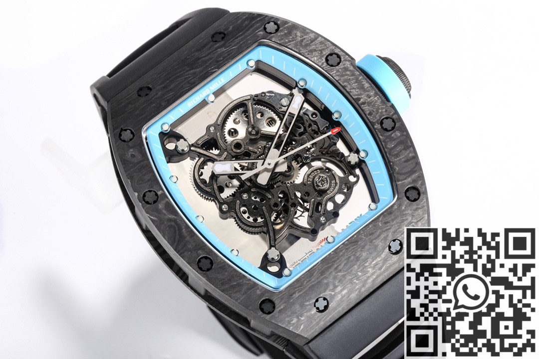 BBR Factory Replica Richard Mille RM055 Blue Dial Watches