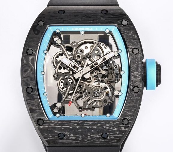 BBR Factory Replica Richard Mille RM055 Blue Dial Watches