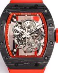 BBR Factory Fake Richard Mille RM055 Red Dial Watch