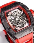 BBR Factory Fake Richard Mille RM055 Red Dial Watch