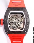 BBR Factory Fake Richard Mille RM055 Red Dial Watch