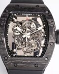 BBR Factory Replica Richard Mille RM055 Black Carbon Fiber Case