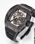 BBR Factory Replica Richard Mille RM055 Black Carbon Fiber Case