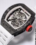 BBR Factory Replica Richard Mille RM055 White Rubber Strap