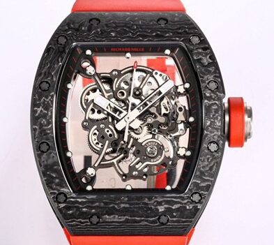 1:1 Replica Richard Mille - BBR Factory RM055 Red Rubber Strap