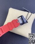 KU Factory Replica Richard Mille RM055 Red Rubber Strap