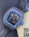 KU Factory Fake Richard Mille RM055 Blue Dial Watches