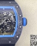 KU Factory Fake Richard Mille RM055 Blue Dial Watches