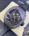 KU Factory Replica Richard Mille RM055 Black Carbon Fiber Case