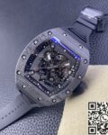 KU Factory Replica Richard Mille RM055 Black Carbon Fiber Case