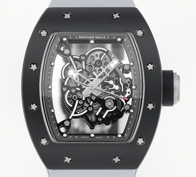 KU Factory Replica Richard Mille RM55 White Dial