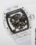 CH Custom Crystal Richard Mille RM055 Black Dial