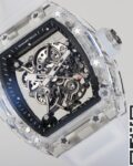 CH Custom Crystal Richard Mille RM055 Black Dial