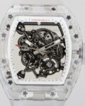 CH Custom Crystal Richard Mille RM055 White Dial