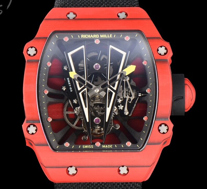 YS Factory Replica Richard Mille RM27-03 Tourbillon Red Carbon Fiber Watches