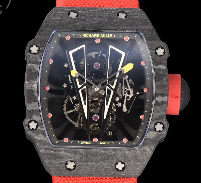 YS Factory Replica Richard Mille RM27-03 Tourbillon Black Carbon Fiber Watch