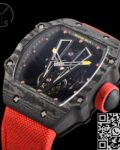 YS Factory Replica Richard Mille RM27-03 Tourbillon Black Carbon Fiber Watch