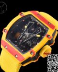 YS Factory Fake Richard Mille RM27-03 Tourbillon Yellow Carbon Fiber