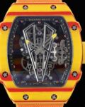 RM Factory Replica Richard Mille RM27-03 Tourbillon Orange Nylon Strap