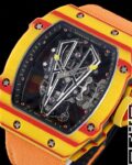 RM Factory Replica Richard Mille RM27-03 Tourbillon Orange Nylon Strap