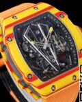 RM Factory Replica Richard Mille RM27-03 Tourbillon Orange Nylon Strap