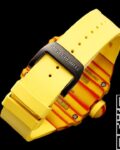 RM Factory Fake Richard Mille RM27-03 Tourbillon Yellow Rubber Strap Watch