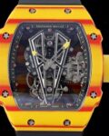 RM Factory Fake Richard Mille RM27-03 Tourbillon Black Rubber Strap Watches