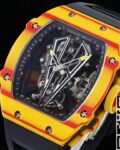 RM Factory Fake Richard Mille RM27-03 Tourbillon Black Rubber Strap Watches