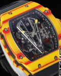 RM Factory Fake Richard Mille RM27-03 Tourbillon Black Rubber Strap Watches